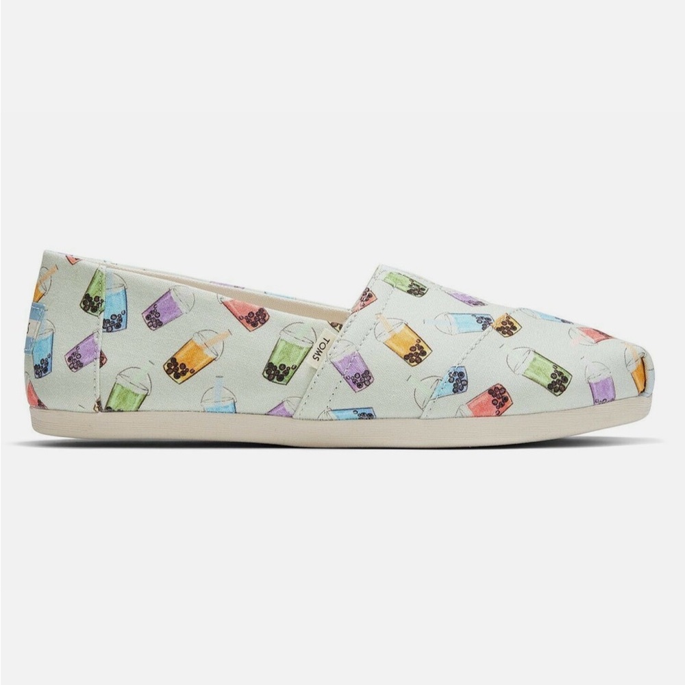 TOMS Bubble Tea Print Slip-On Shoes || size: 6